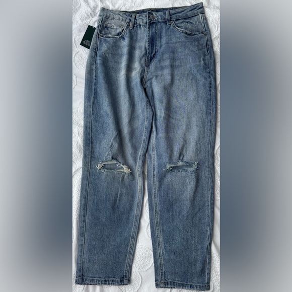 Wild Fable High Rise Ripped Denim Jeans - Picture 1 of 5